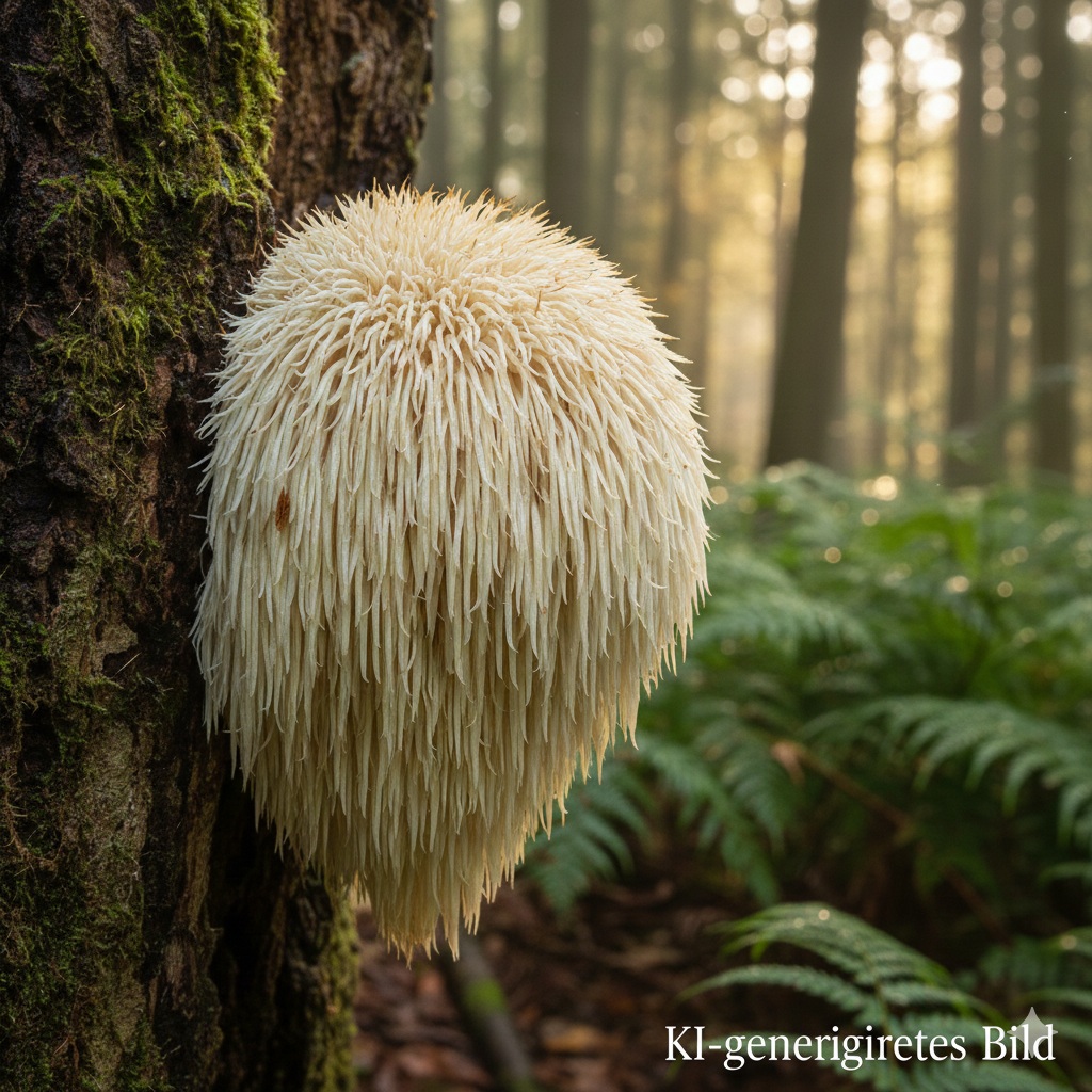 Igel-Stachelbart - Bild exemplarisch. KI generiert. 
