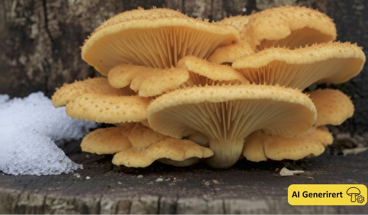 Orangeseitling - Bild exemplarisch. KI generiert. 